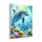Stupell Industries Majestic Dolphin Underwater Wall Plaque Art Design by LSR Design Studio